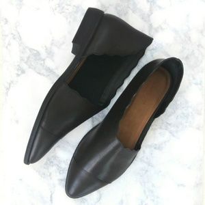 SALE ● Bamboo Scallop Edge Cut-Out Flats